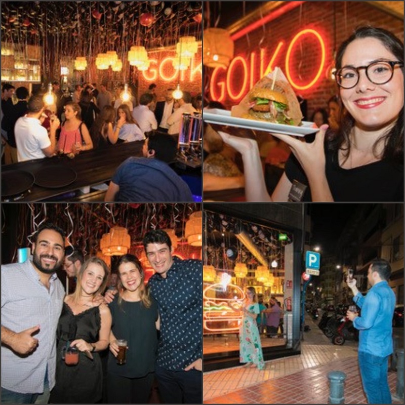 La fotografía para actos y eventos en Alicante tuvo un buen ejemplo en el reportaje realizado para la inauguración del restaurante Goiko Grill en la ciudad