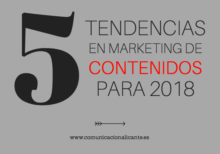 Tendencias en marketing de contenidos