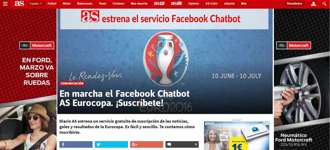 chatbot diario as