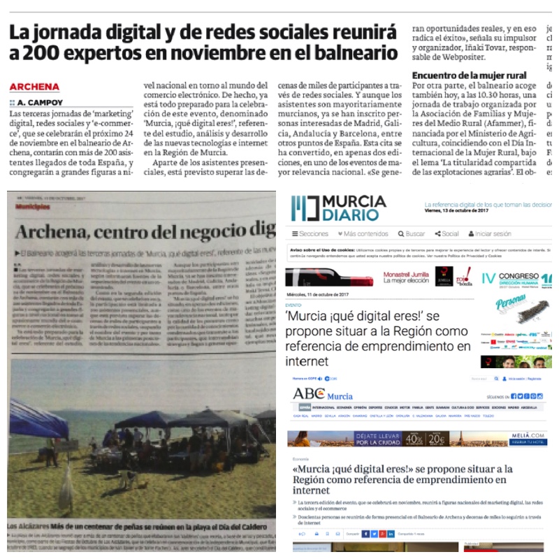 El evento 'Murcia, ¡qué digital eres!' ha sido ampliamente recogido por los medios de comunicación