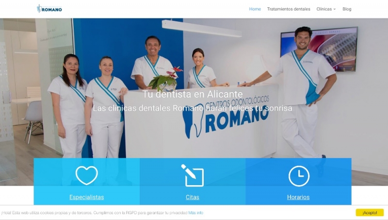 Diseño web para Dentista en Alicante