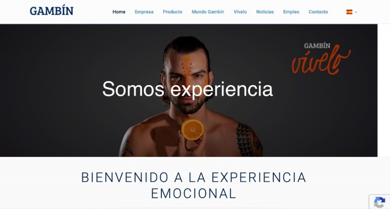 Diseño web para frutas Gambin